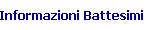Informazioni Battesimi